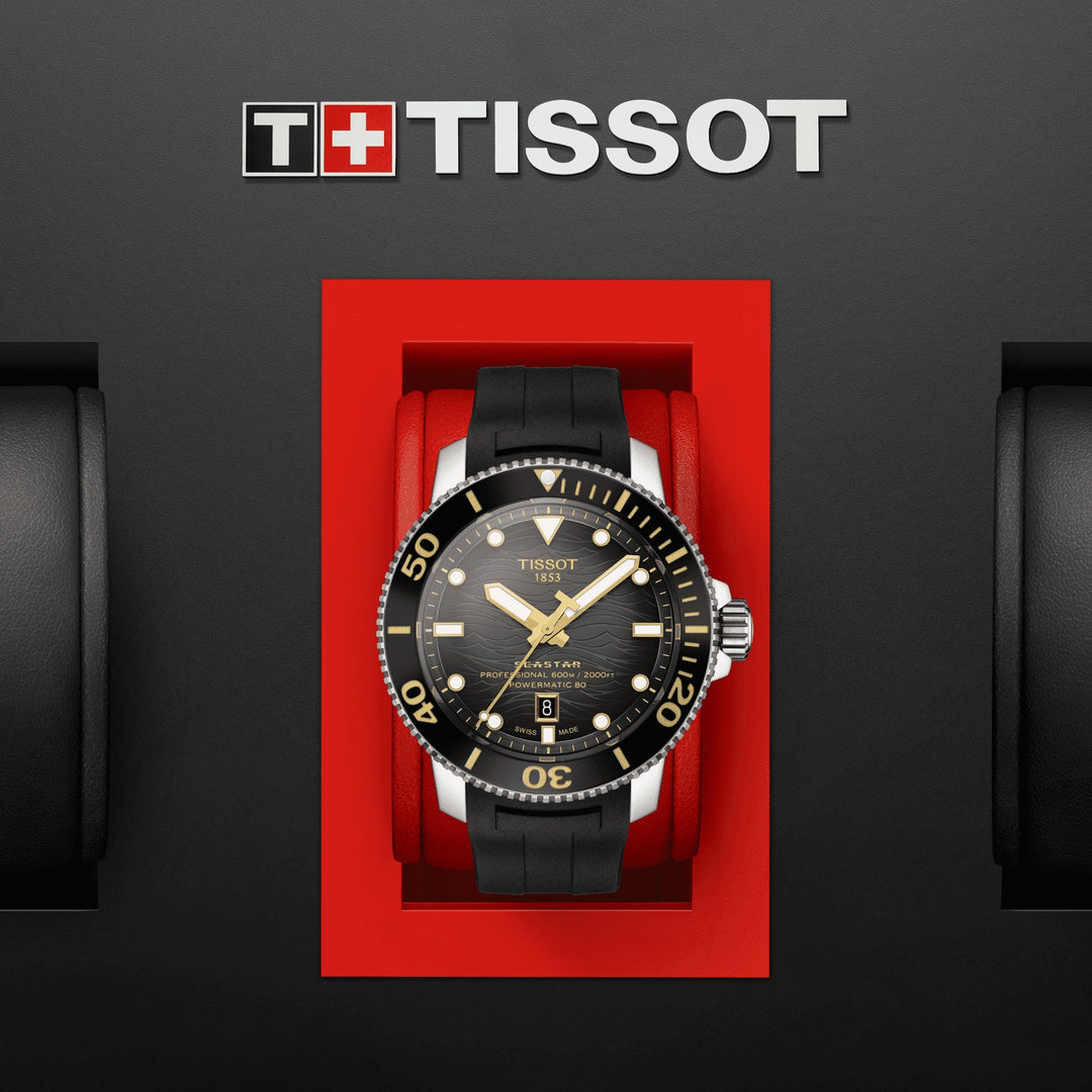Tissot Watch Seestar 2000 Professional Powermitic 80 ISO 6425 (2018) 46mm Certifikát šedá automatická ocel T120.607.17.441.01