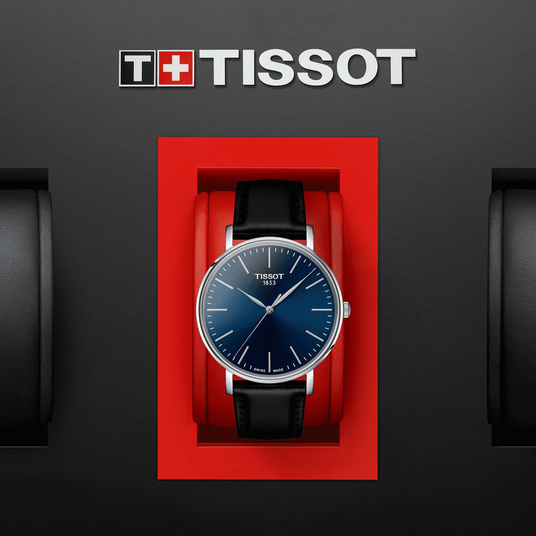 Tissot Eveytime Gent 40mm Blue Quartz Watch T143.410.16.041.00