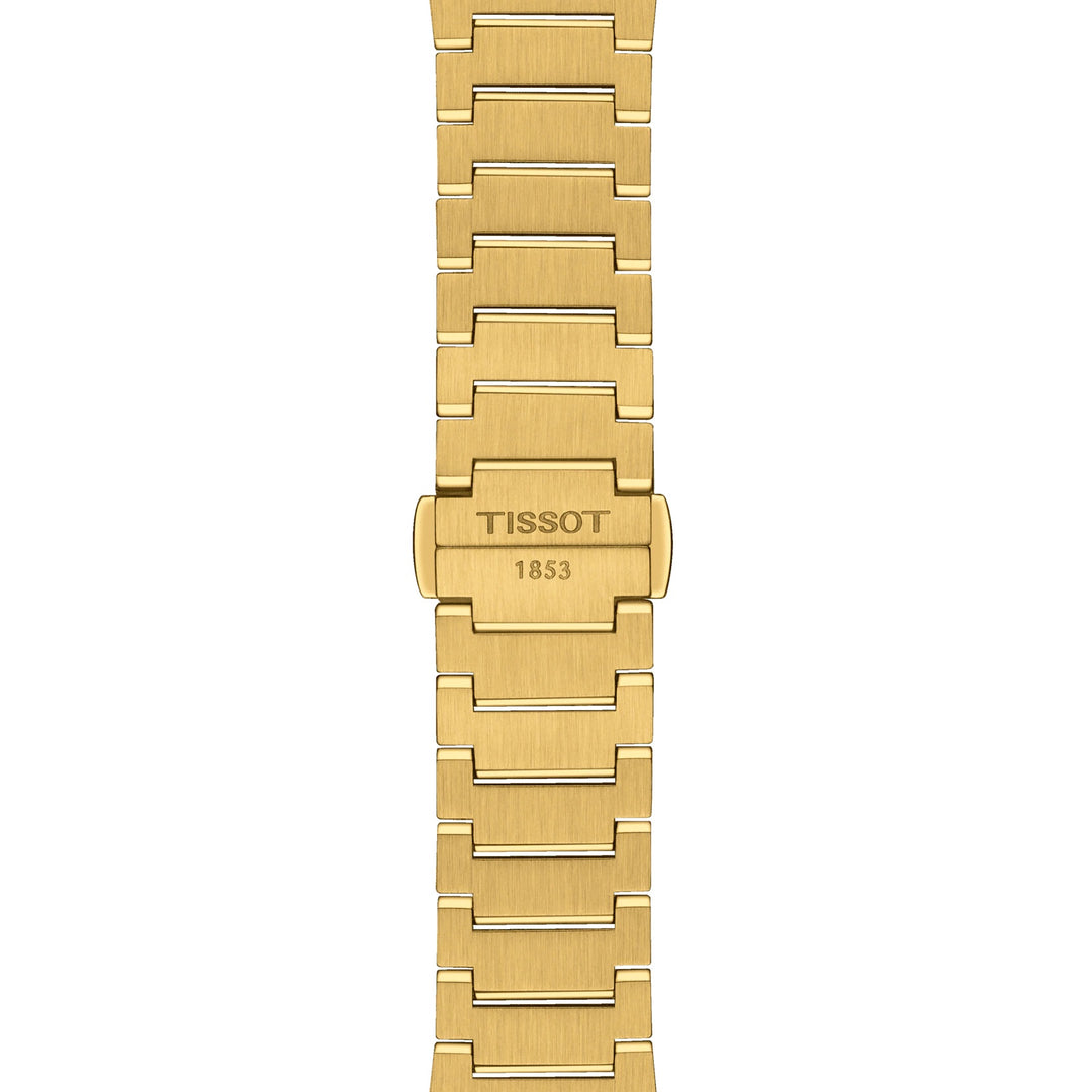 TISSOT CLOCK PRX 35 mm szampana kwarcowy Wykończenie Pvd Gold Gold T137.210.33.021.00