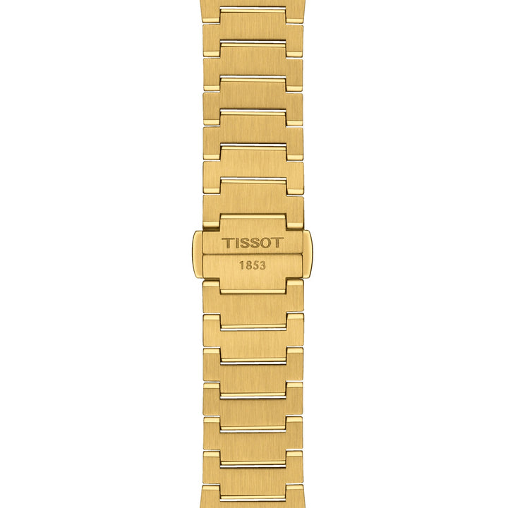Tissot Clock PRX 35mm Champagne Quartz Steel povrch PVD Gold Gold T137.210.33.021.00
