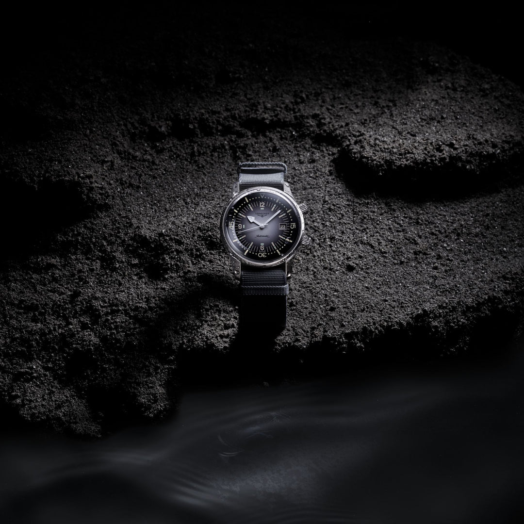 Lonines Legend Div Watch 42 mm zegar Automatyczny szary stal L3.774.4.70.2