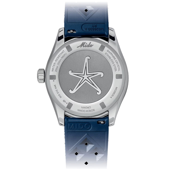 Mido Watch Ocean Star Decompression Worldtimer Special Edition 40 mm Automatyczna niebieska stal M026.829.17.041.00