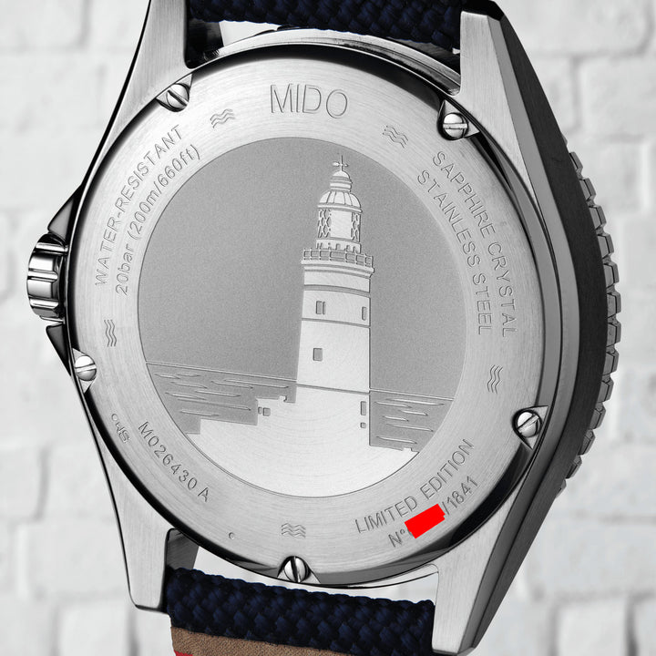 Mido Watch Ocean Star 20e anniversaire Inspiré par Architecture Limited Edition 1841 Pièces 42mm Automatic Blue Steel M026.430.17.041.01