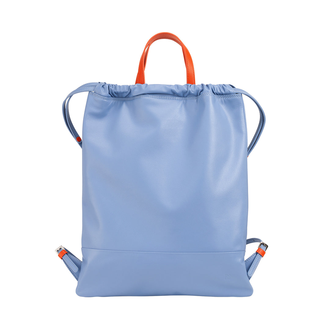 Torba Dudu w Sacca w skórze do mody sportowej torby torby z kulisami i cienkimi skórzanymi ramionami