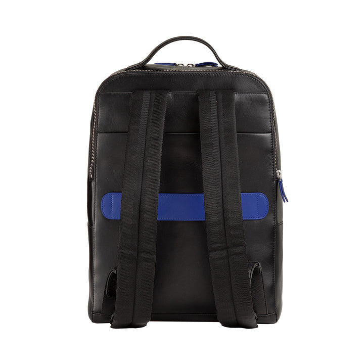 DuDu Přenosný batoh a kožený tablet PC PC, dvojitý zip Anti -Theft Batoh, Travel Backpack s útokem na vozík